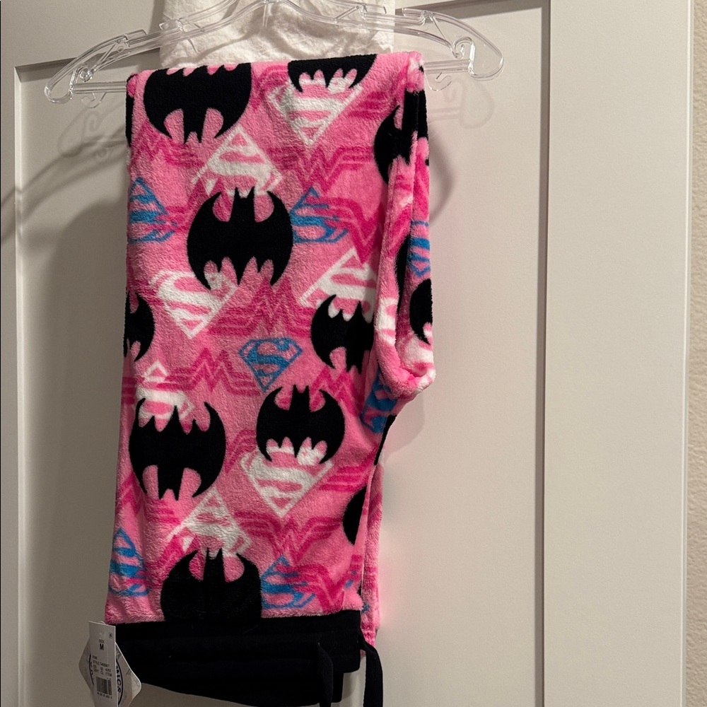 NWT- DC Comics Pink and Black Soft Sleepwear
